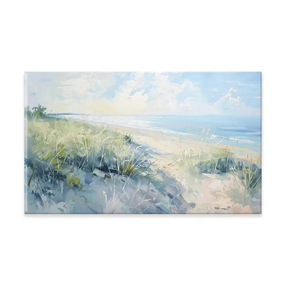 Sunny Day At The Coast Canvas Print Sunny Day At The Coast Canvas Print wall art product Gina Kelly - Independent