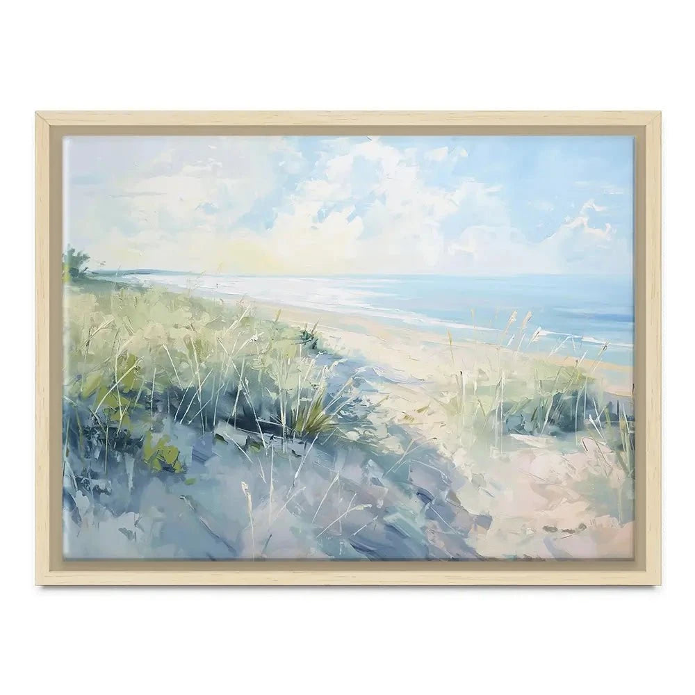 Sunny Day At The Coast Canvas Print Sunny Day At The Coast Canvas Print wall art product Gina Kelly - Independent