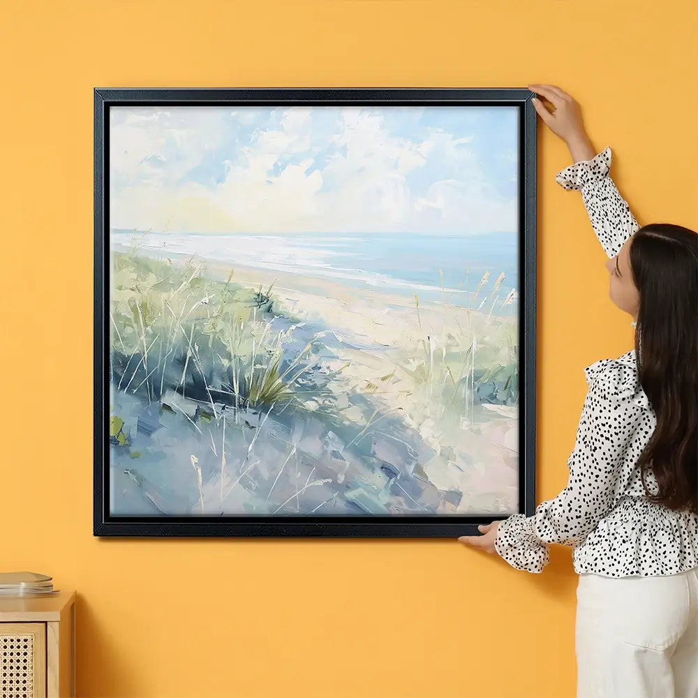 Sunny Day At The Coast Oversized Canvas Print Sunny Day At The Coast Oversized Canvas Print wall art product Art Print Shop