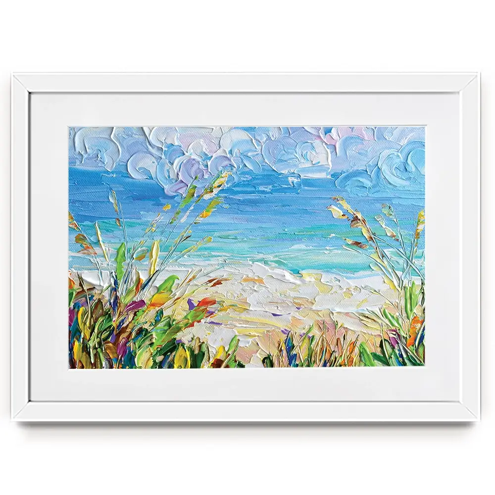 Sunny Day Framed Art Print Sunny Day Framed Art Print wall art product Olga Tkachyk