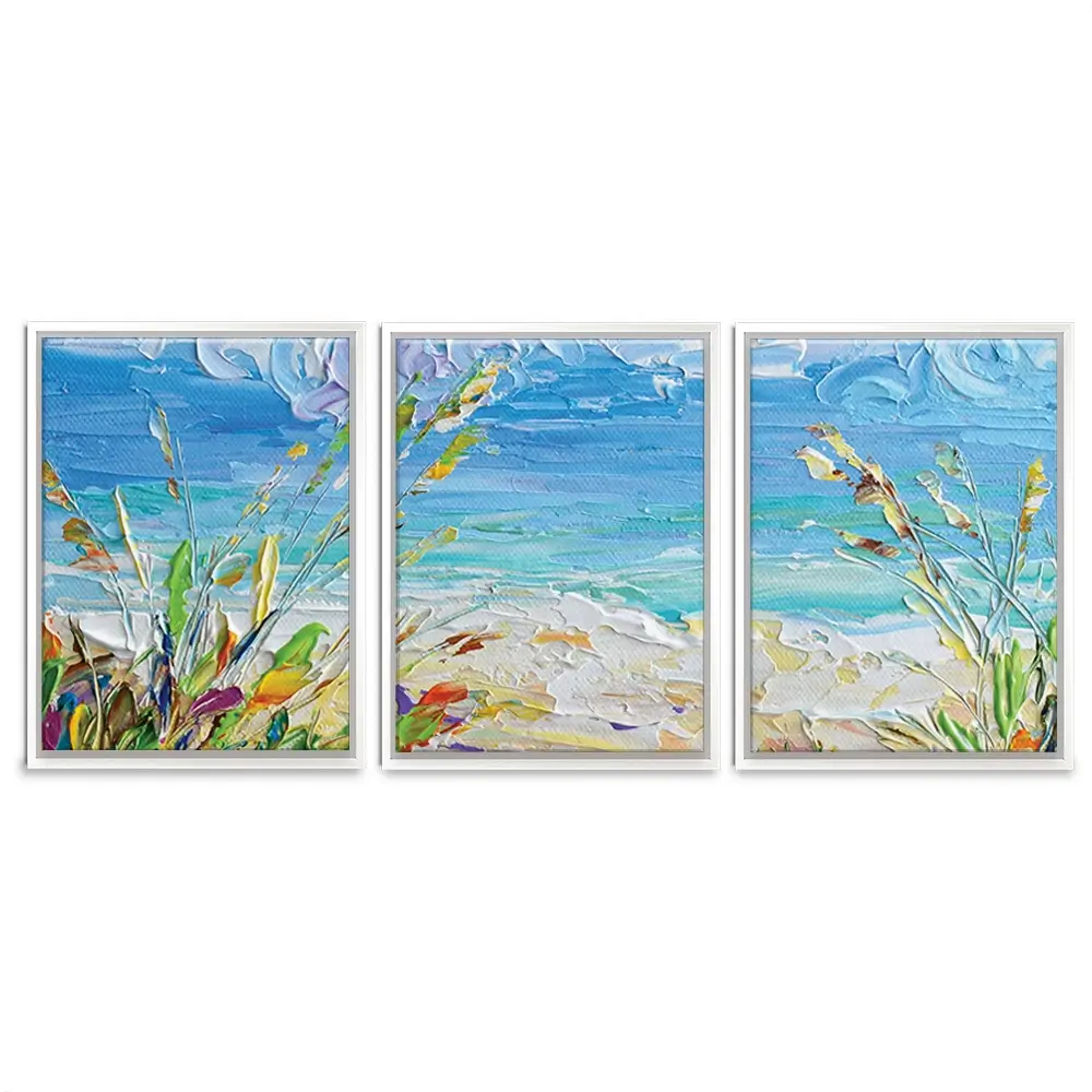 Sunny Day Trio Canvas Print Sunny Day Trio Canvas Print wall art product Olga Tkachyk
