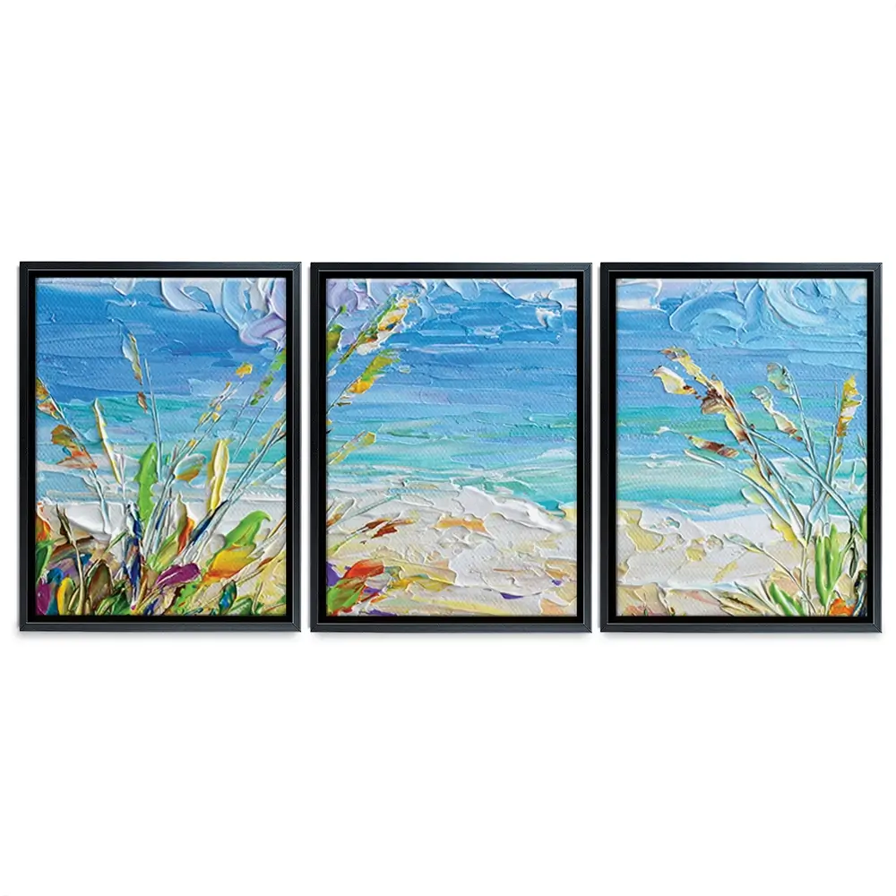 Sunny Day Trio Canvas Print Sunny Day Trio Canvas Print wall art product Olga Tkachyk