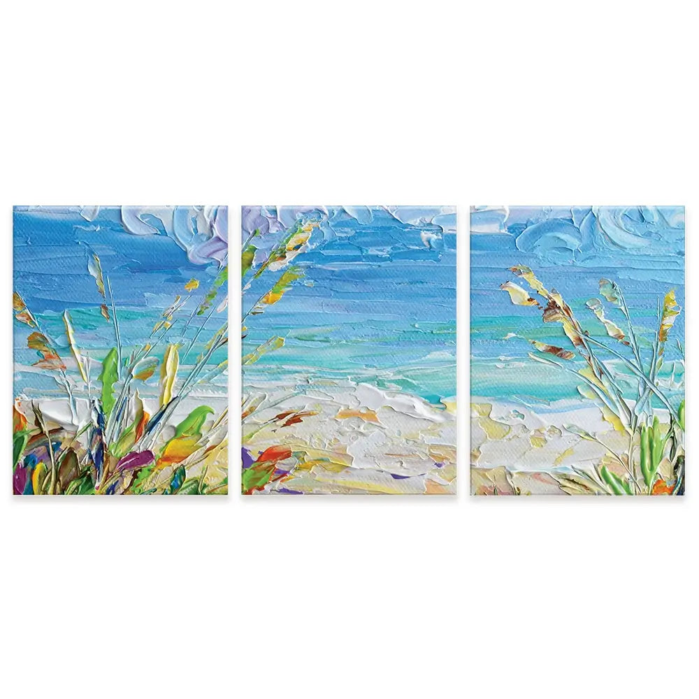 Sunny Day Trio Canvas Print Sunny Day Trio Canvas Print wall art product Olga Tkachyk