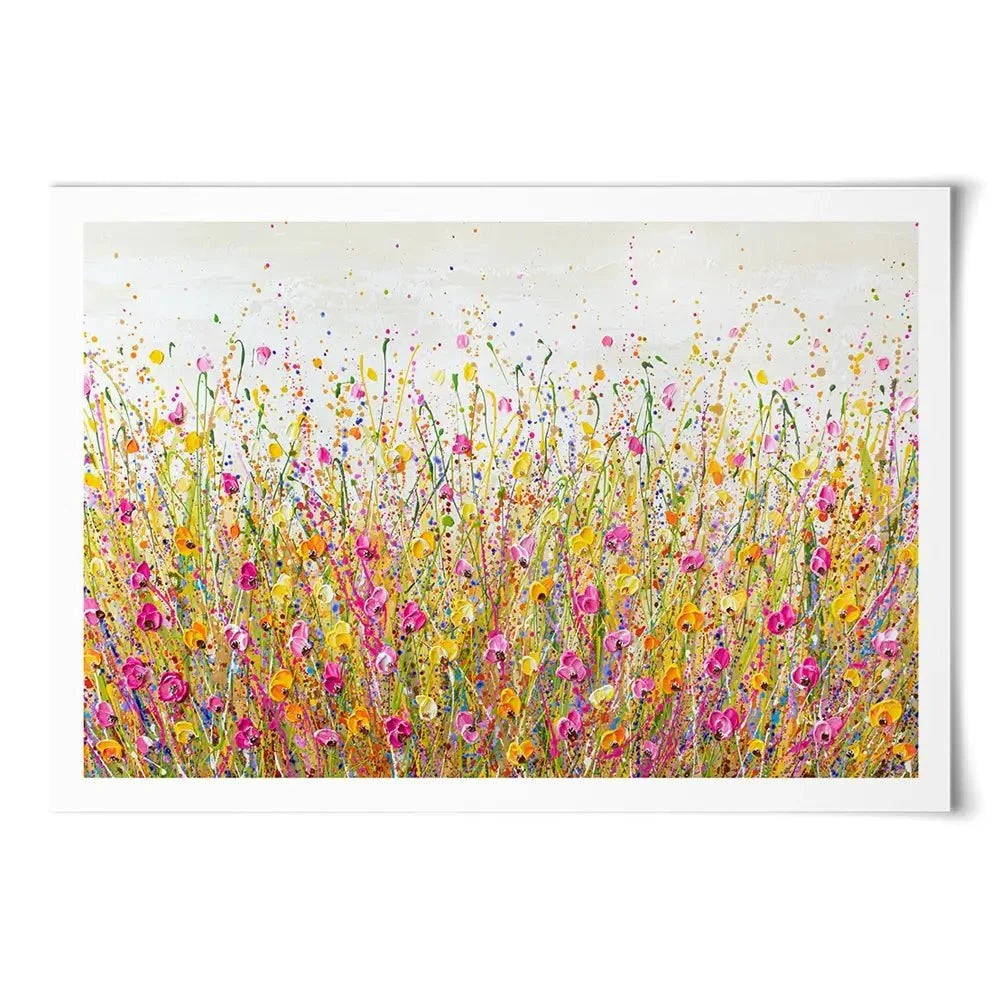 Sunny Meadow Art Print Sunny Meadow Art Print wall art product Olga Tkachyk