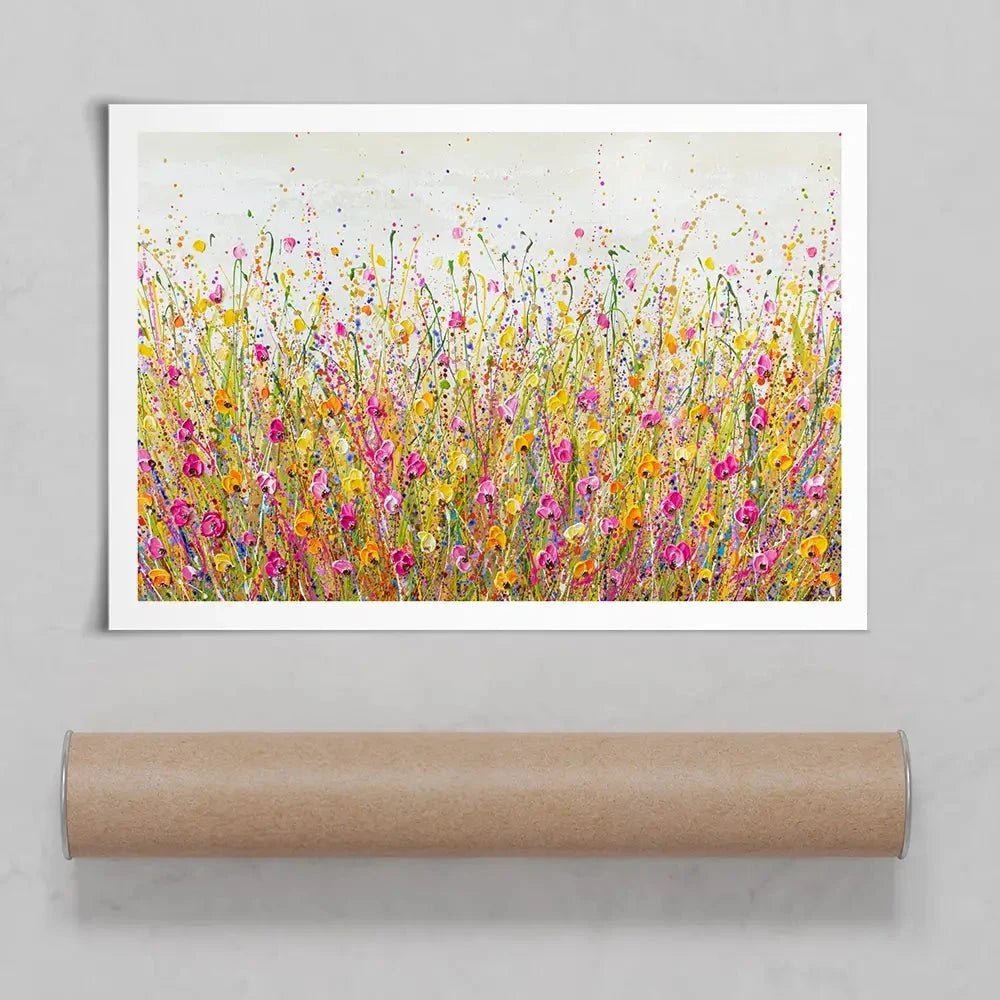 Sunny Meadow Art Print Sunny Meadow Art Print wall art product Olga Tkachyk
