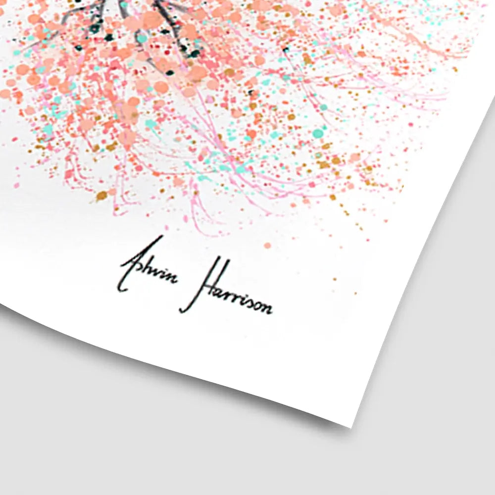 Sunny Peach Tree Art Print Sunny Peach Tree Art Print wall art product Ashvin Harrison