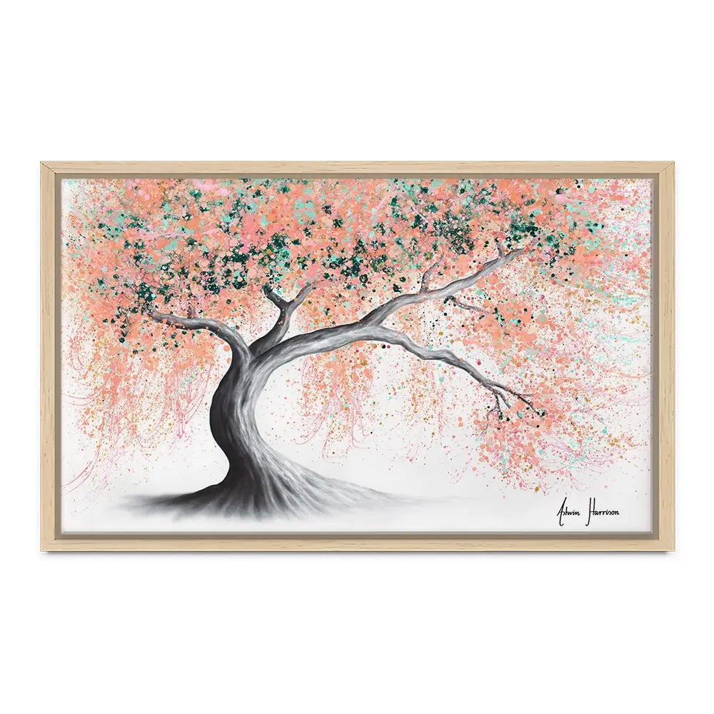 Sunny Peach Tree Canvas Print Sunny Peach Tree Canvas Print wall art product Ashvin Harrison