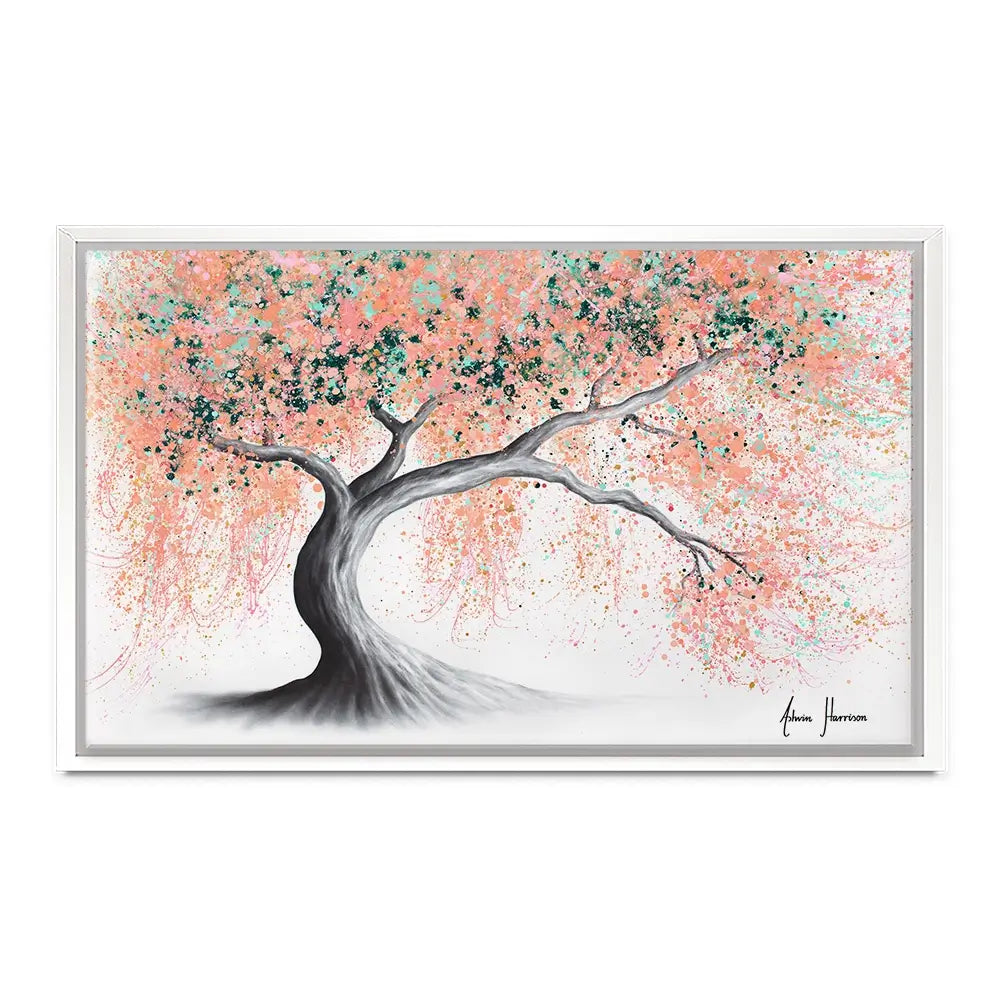 Sunny Peach Tree Canvas Print Sunny Peach Tree Canvas Print wall art product Ashvin Harrison