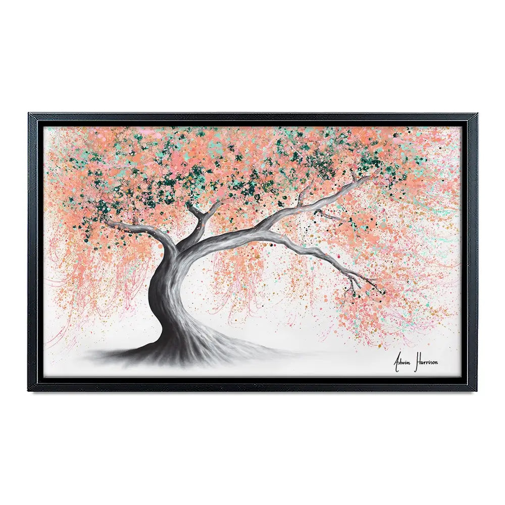 Sunny Peach Tree Canvas Print Sunny Peach Tree Canvas Print wall art product Ashvin Harrison