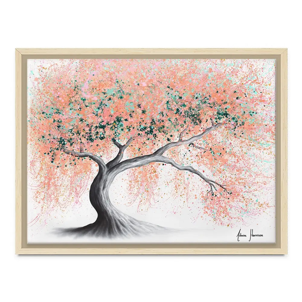 Sunny Peach Tree Canvas Print Sunny Peach Tree Canvas Print wall art product Ashvin Harrison