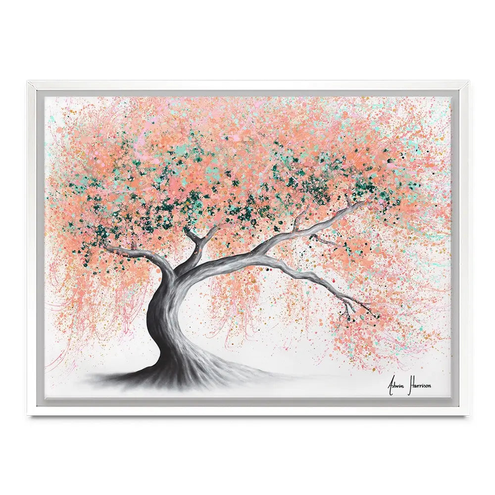 Sunny Peach Tree Canvas Print Sunny Peach Tree Canvas Print wall art product Ashvin Harrison