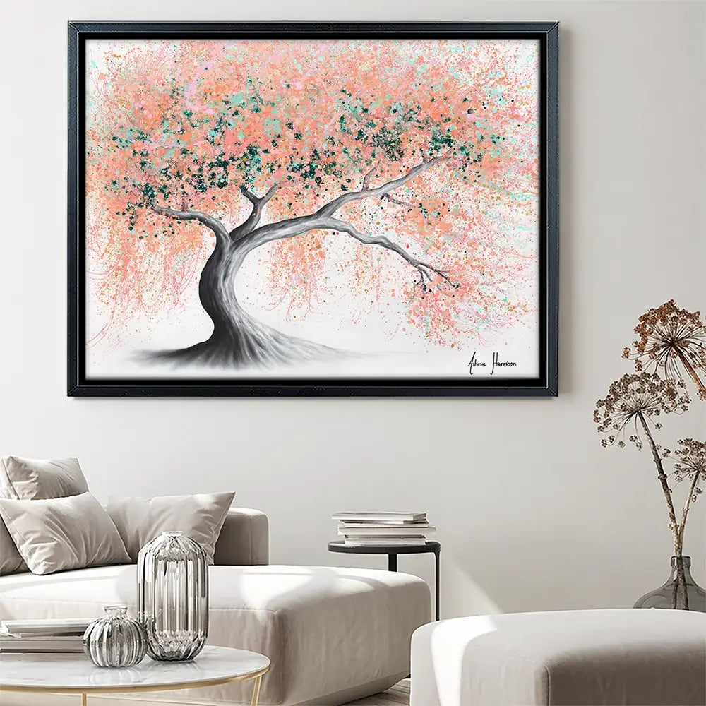 Sunny Peach Tree Canvas Print Sunny Peach Tree Canvas Print wall art product Ashvin Harrison