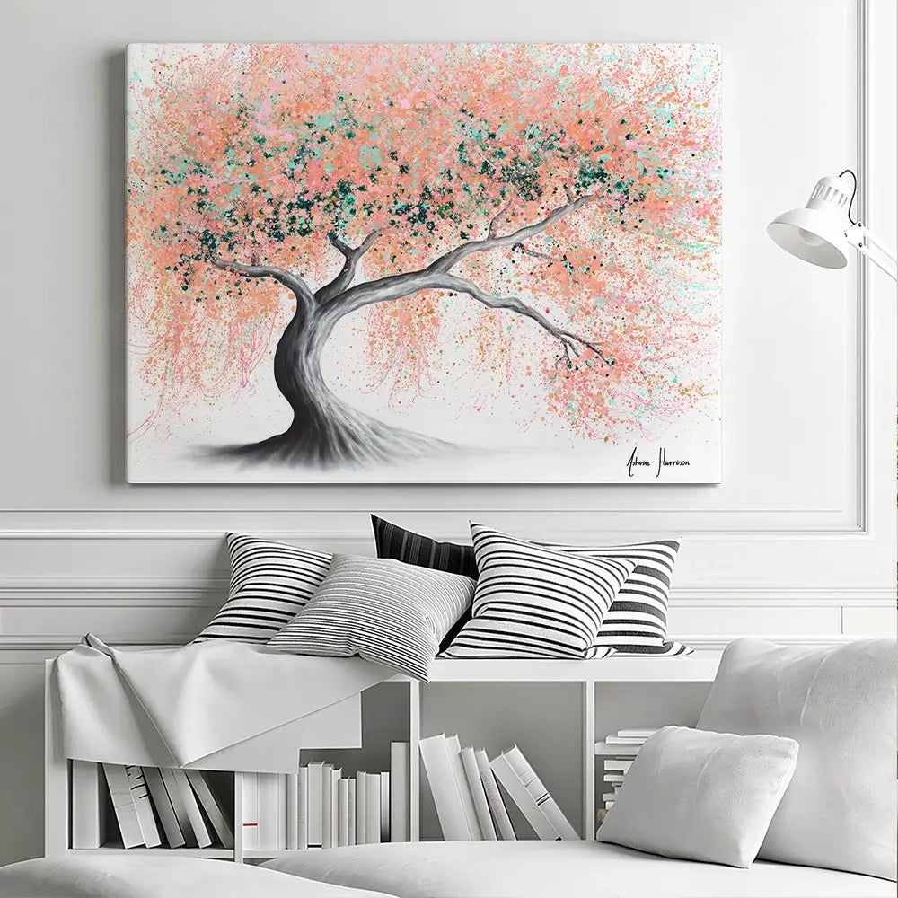 Sunny Peach Tree Canvas Print Sunny Peach Tree Canvas Print wall art product Ashvin Harrison