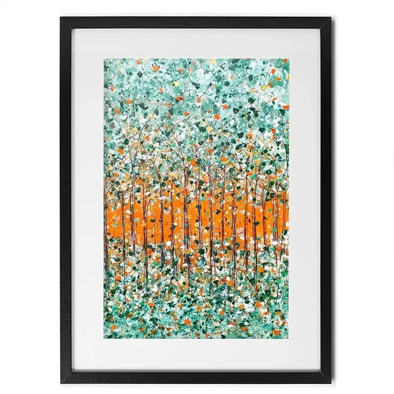 Sunrise In The Woods Framed Art Print Sunrise In The Woods Framed Art Print wall art product Charlotte Anna Reed