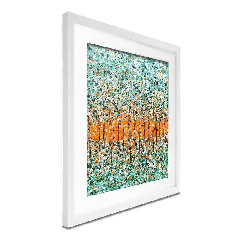 Sunrise In The Woods Framed Art Print Sunrise In The Woods Framed Art Print wall art product Charlotte Anna Reed