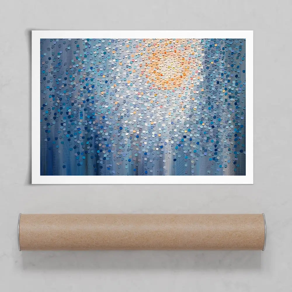 Sunrise Over The City Art Print Sunrise Over The City Art Print wall art product Ekaterina Ermilkina