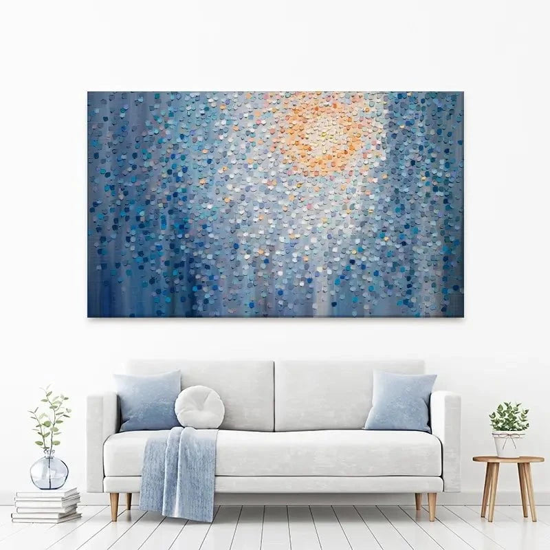Sunrise Over The City Canvas Print Sunrise Over The City Canvas Print wall art product Ekaterina Ermilkina