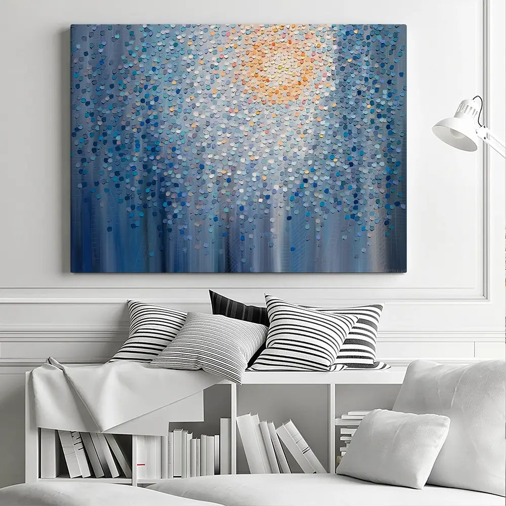 Sunrise Over The City Canvas Print Sunrise Over The City Canvas Print wall art product Ekaterina Ermilkina