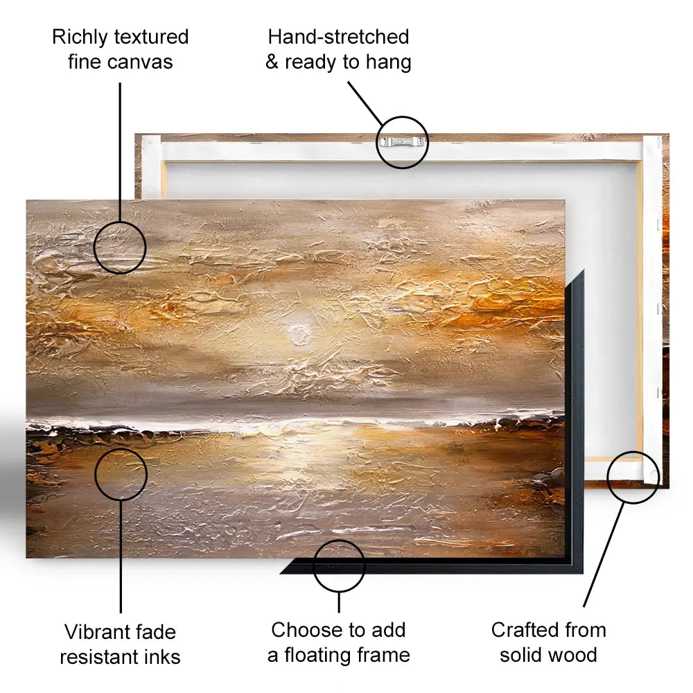 Sunset Canvas Print Sunset Canvas Print wall art product Osnat Tzadok