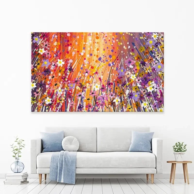 Sunset Chaos Canvas Print Sunset Chaos Canvas Print wall art product Emma LC Art