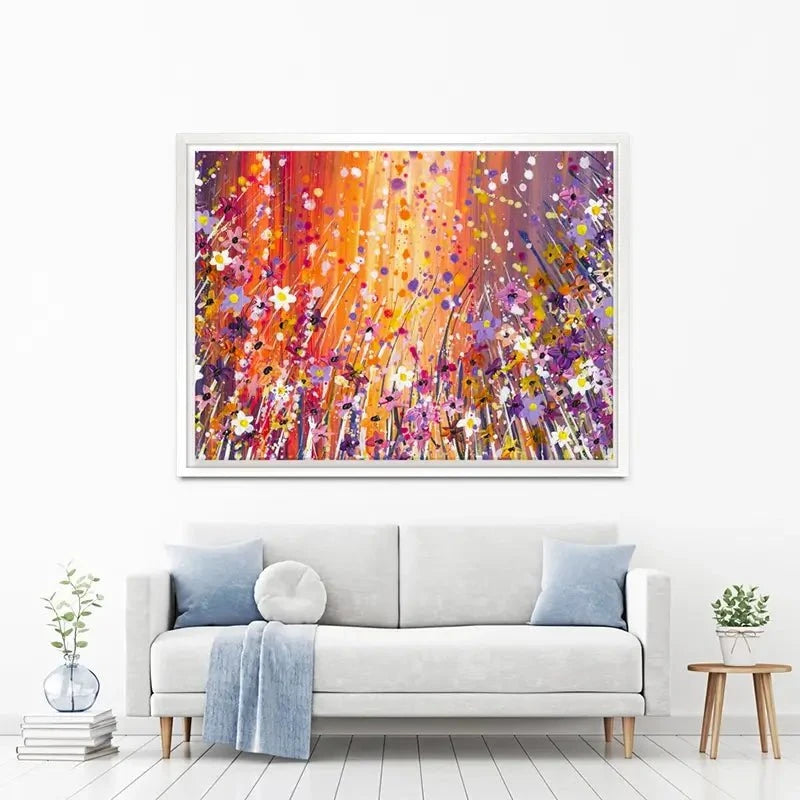 Sunset Chaos Canvas Print Sunset Chaos Canvas Print wall art product Emma LC Art