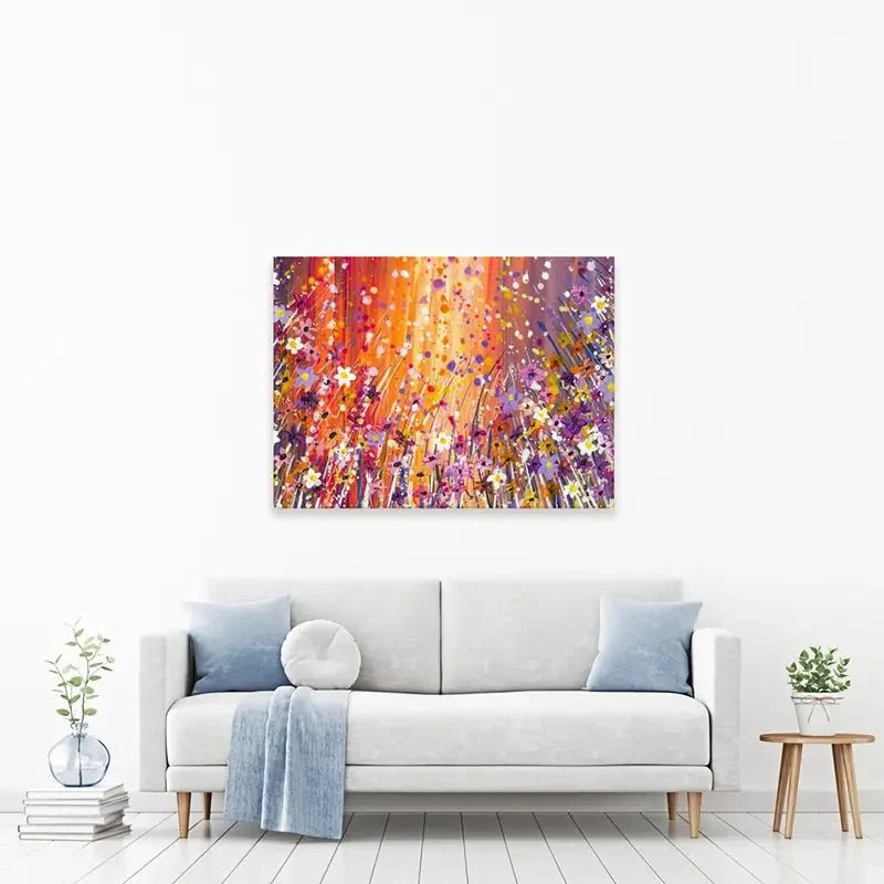 Sunset Chaos Canvas Print Sunset Chaos Canvas Print wall art product Emma LC Art