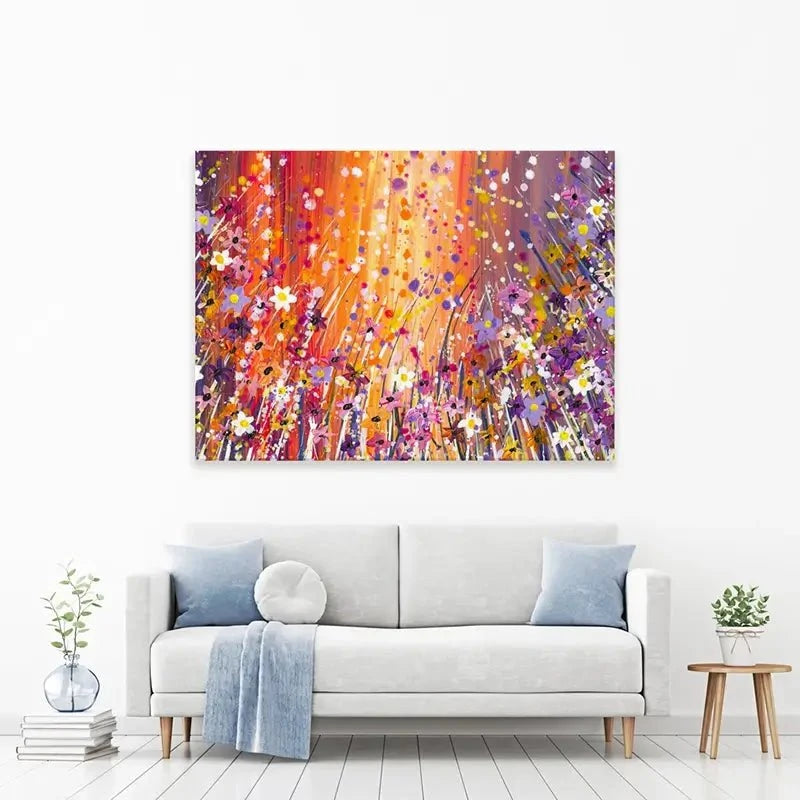 Sunset Chaos Canvas Print Sunset Chaos Canvas Print wall art product Emma LC Art