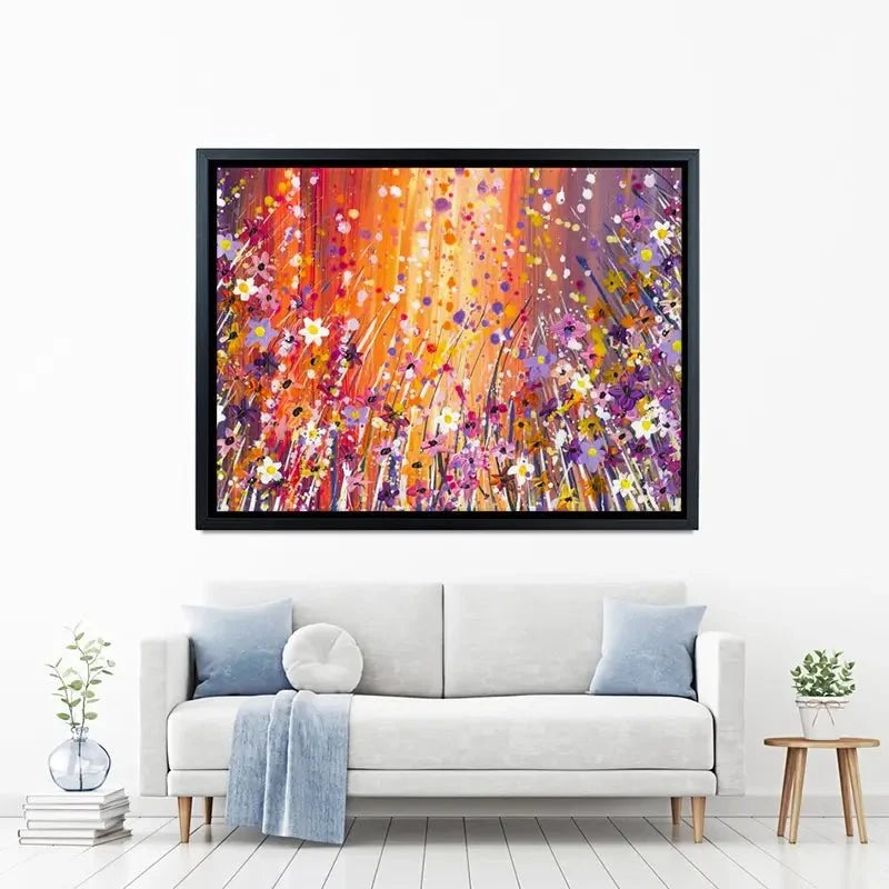 Sunset Chaos Canvas Print Sunset Chaos Canvas Print wall art product Emma LC Art