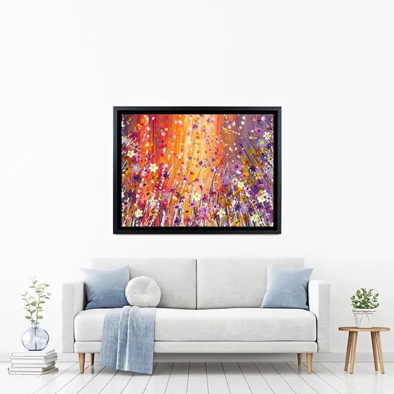 Sunset Chaos Canvas Print Sunset Chaos Canvas Print wall art product Emma LC Art
