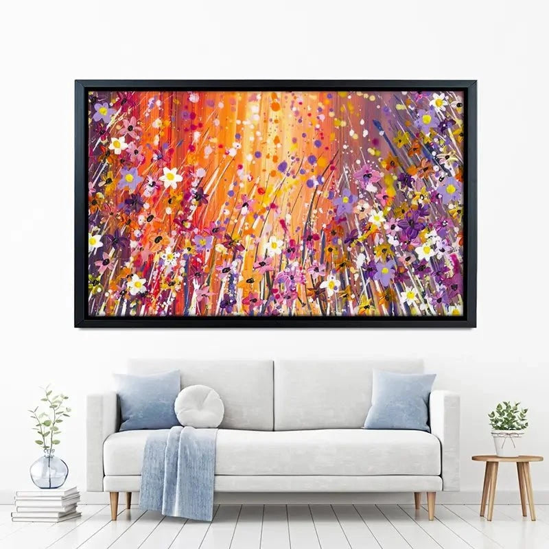 Sunset Chaos Canvas Print Sunset Chaos Canvas Print wall art product Emma LC Art