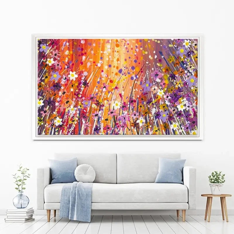 Sunset Chaos Canvas Print Sunset Chaos Canvas Print wall art product Emma LC Art