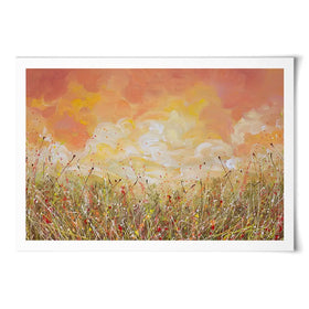 Sunset Clouds Art Print Sunset Clouds Art Print wall art product Olga Tkachyk