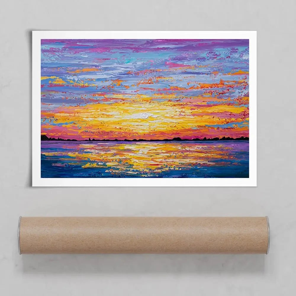 Sunset For Days Art Print Sunset For Days Art Print wall art product Olga Tkachyk