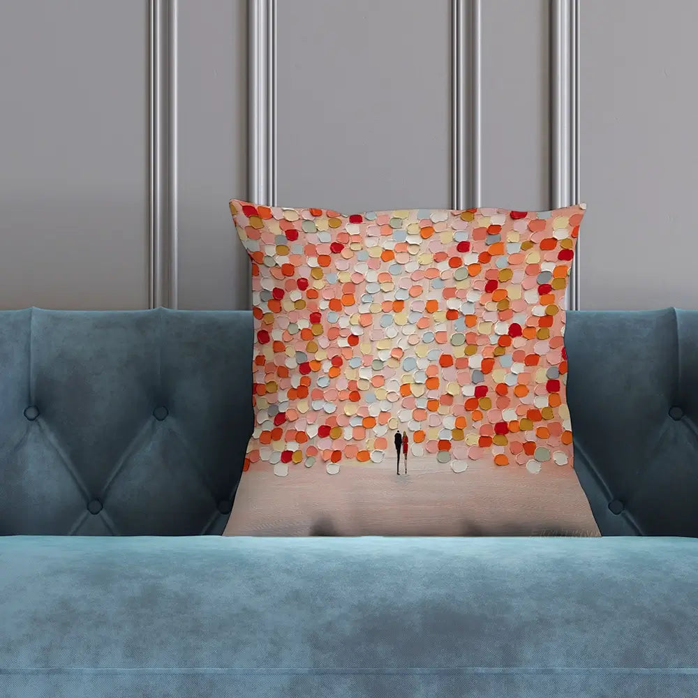 Sunset For Two Cushion Sunset For Two Cushion wall art product Ekaterina Ermilkina