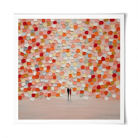 Sunset For Two Square Art Print Sunset For Two Square Art Print wall art product Ekaterina Ermilkina
