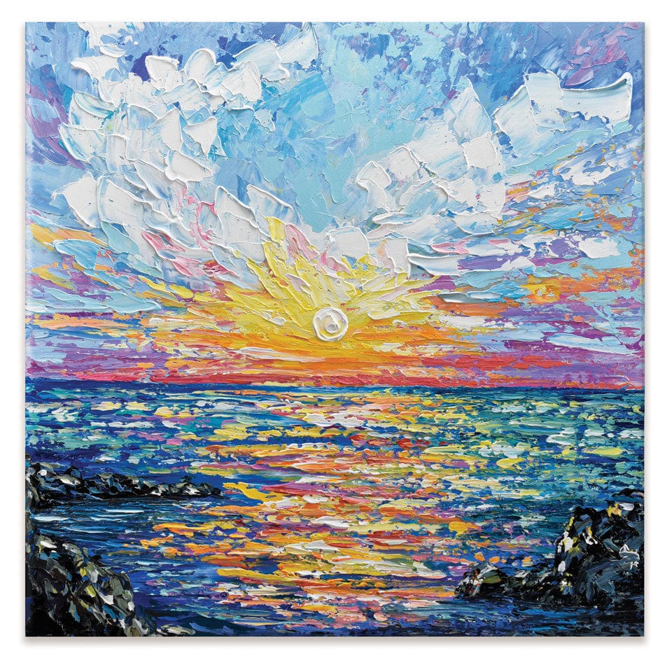 Sunset Gazing Canvas Print wall art product Olga Tkachyk