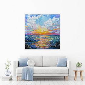 Sunset Gazing Canvas Print wall art product Olga Tkachyk