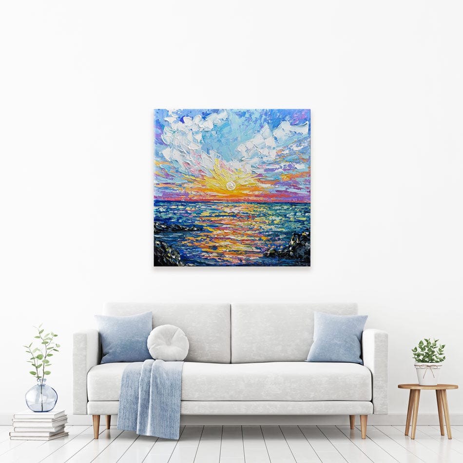 Sunset Gazing Canvas Print wall art product Olga Tkachyk