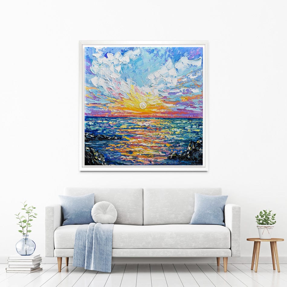 Sunset Gazing Canvas Print wall art product Olga Tkachyk