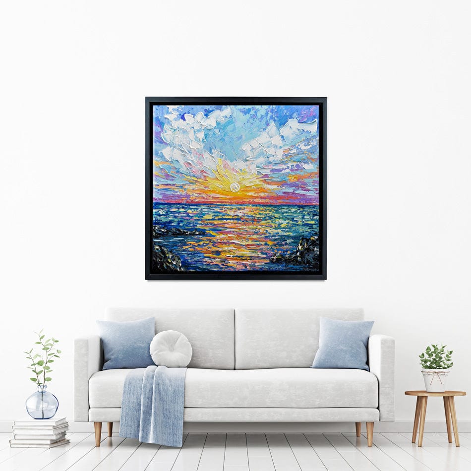 Sunset Gazing Canvas Print wall art product Olga Tkachyk