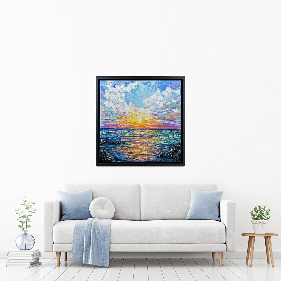 Sunset Gazing Canvas Print wall art product Olga Tkachyk
