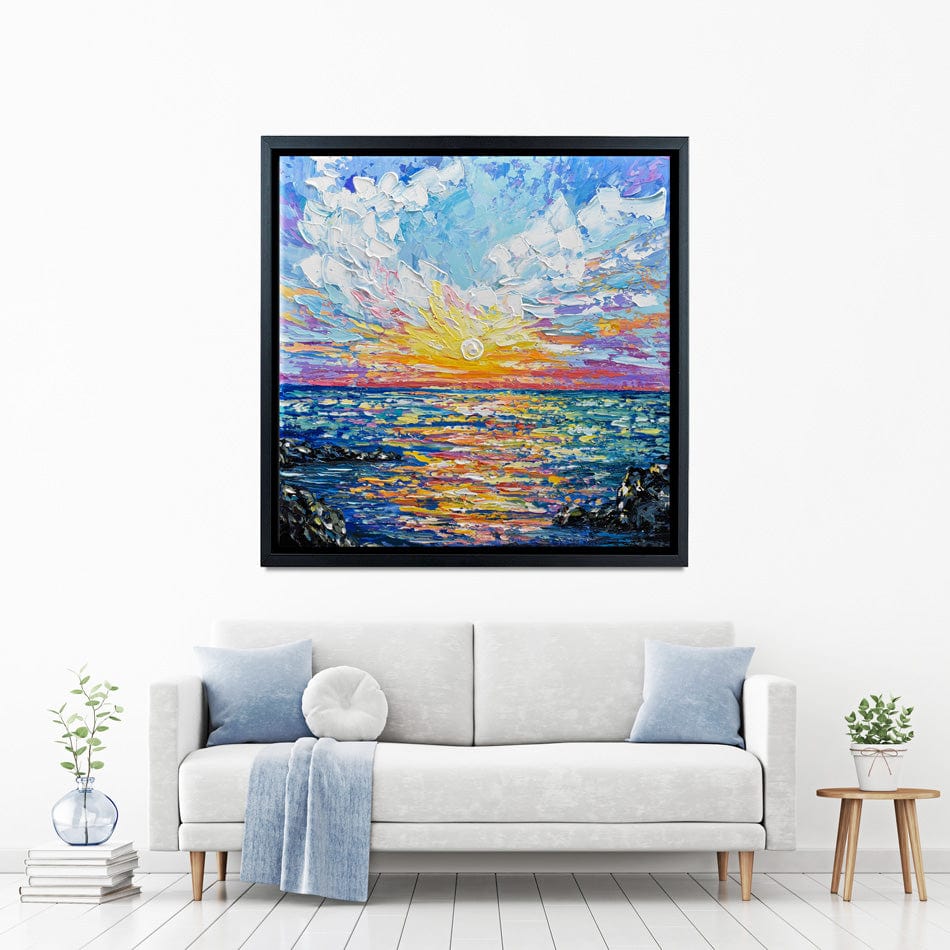 Sunset Gazing Canvas Print wall art product Olga Tkachyk