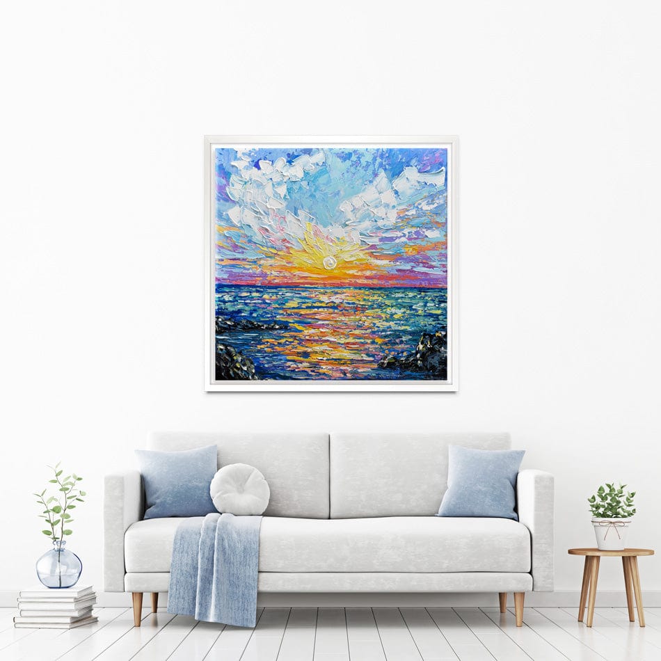 Sunset Gazing Canvas Print wall art product Olga Tkachyk