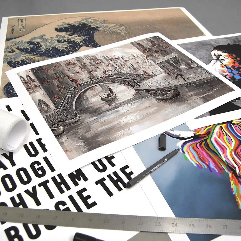 Sunset Glow In Venice Art Print Sunset Glow In Venice Art Print wall art product Isabella Karolewicz