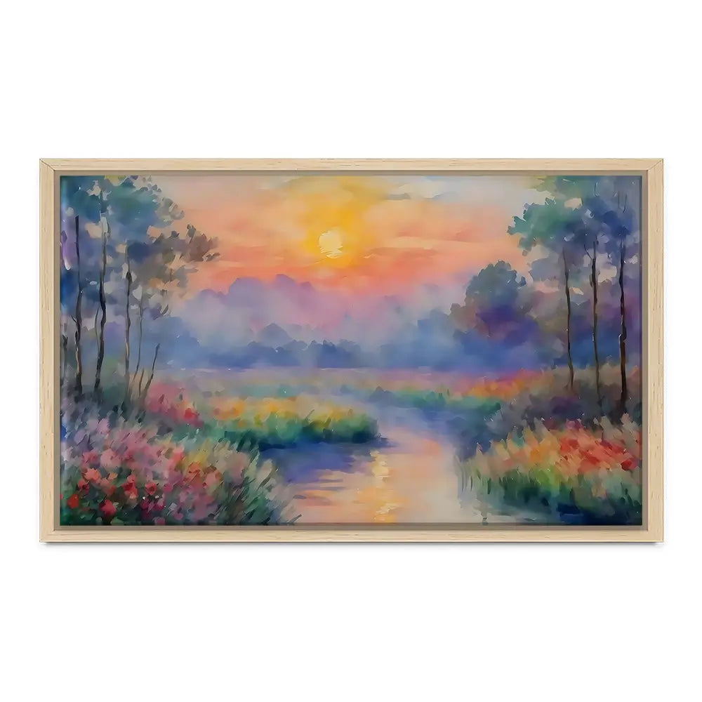 Sunset In The Marsh Canvas Print Sunset In The Marsh Canvas Print wall art product Creative Studio - Independent