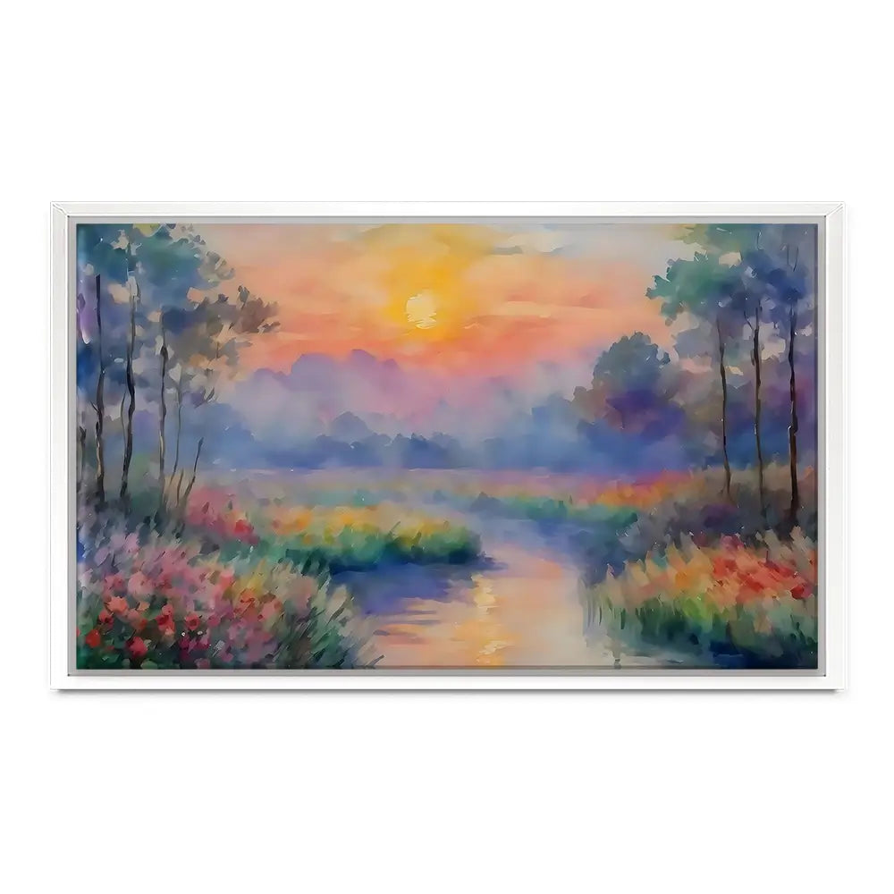Sunset In The Marsh Canvas Print Sunset In The Marsh Canvas Print wall art product Creative Studio - Independent