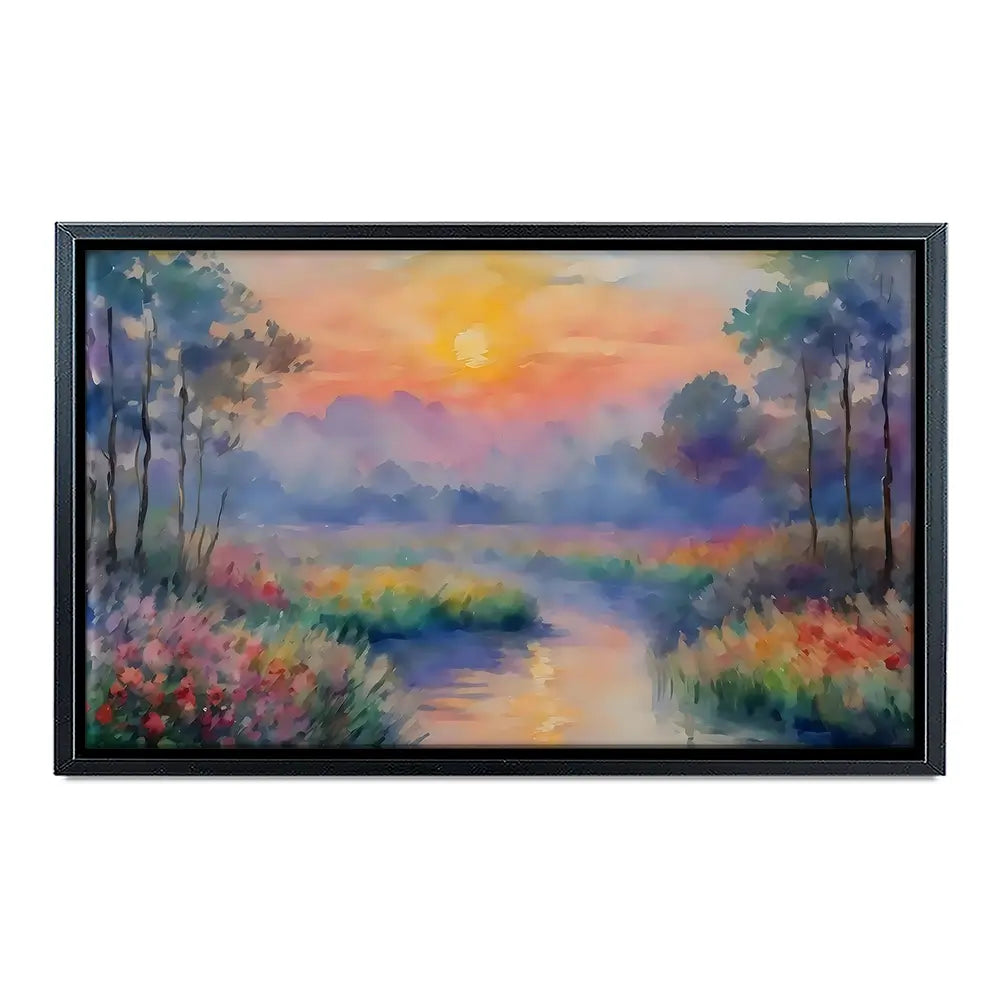 Sunset In The Marsh Canvas Print Sunset In The Marsh Canvas Print wall art product Creative Studio - Independent