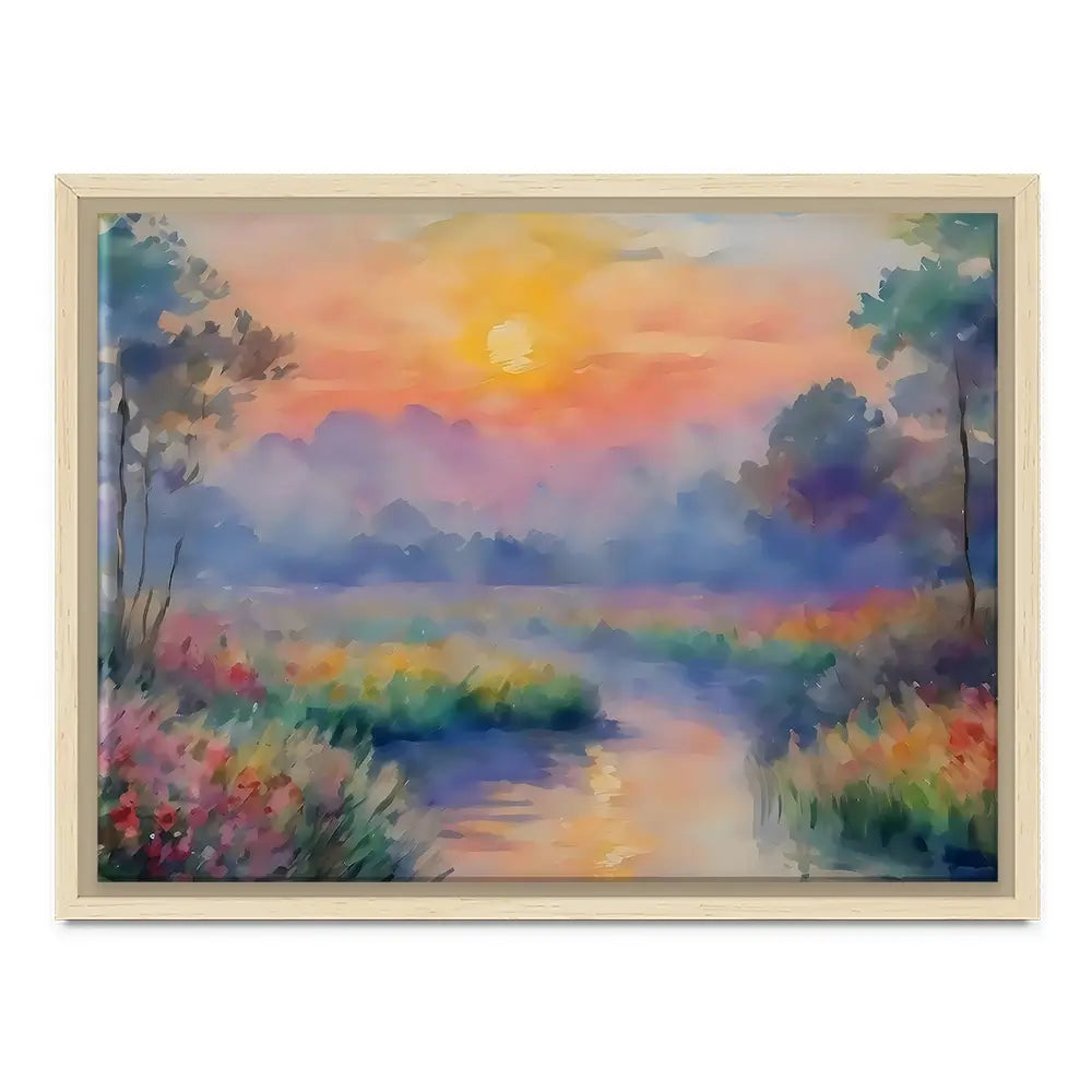Sunset In The Marsh Canvas Print Sunset In The Marsh Canvas Print wall art product Creative Studio - Independent