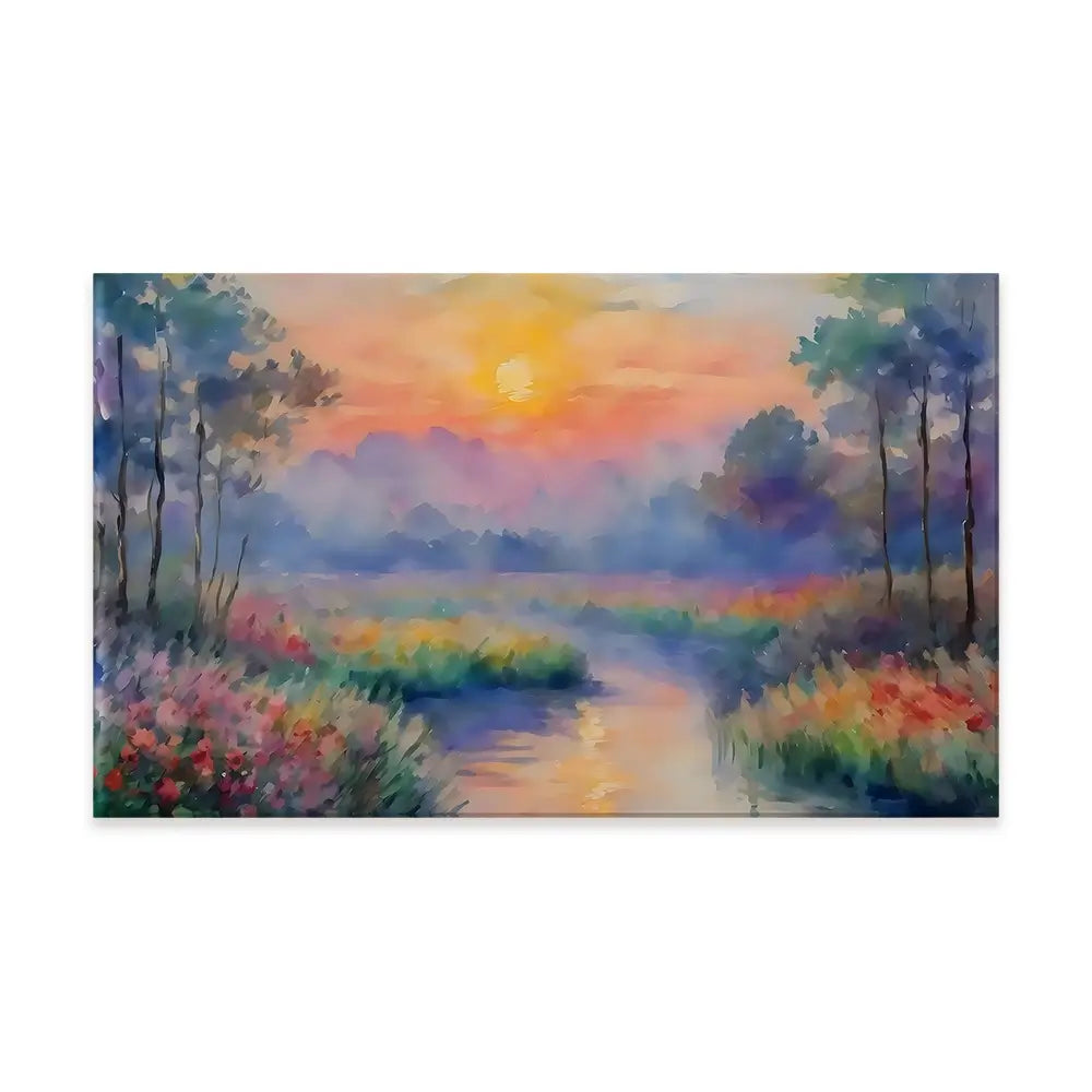 Sunset In The Marsh Canvas Print Sunset In The Marsh Canvas Print wall art product Creative Studio - Independent