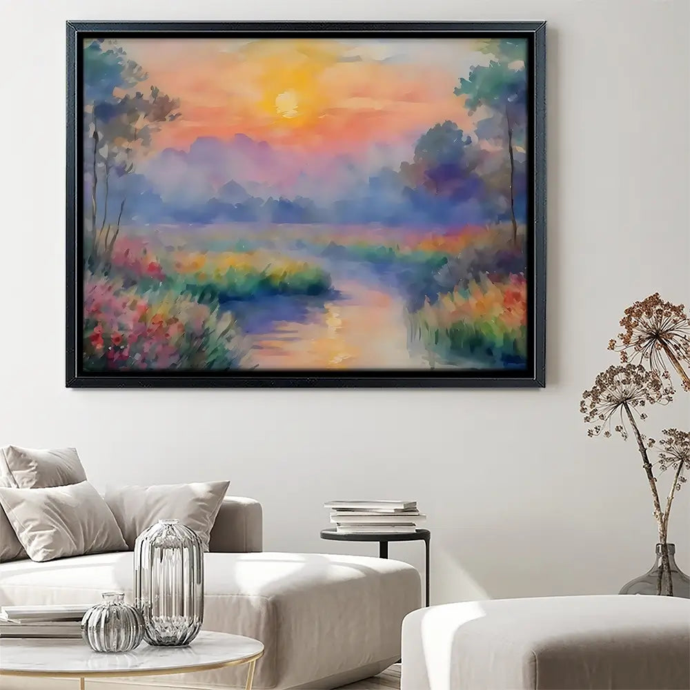 Sunset In The Marsh Canvas Print Sunset In The Marsh Canvas Print wall art product Creative Studio - Independent